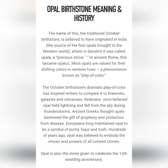 OPAL meaning use and care - Picture 6 of 6